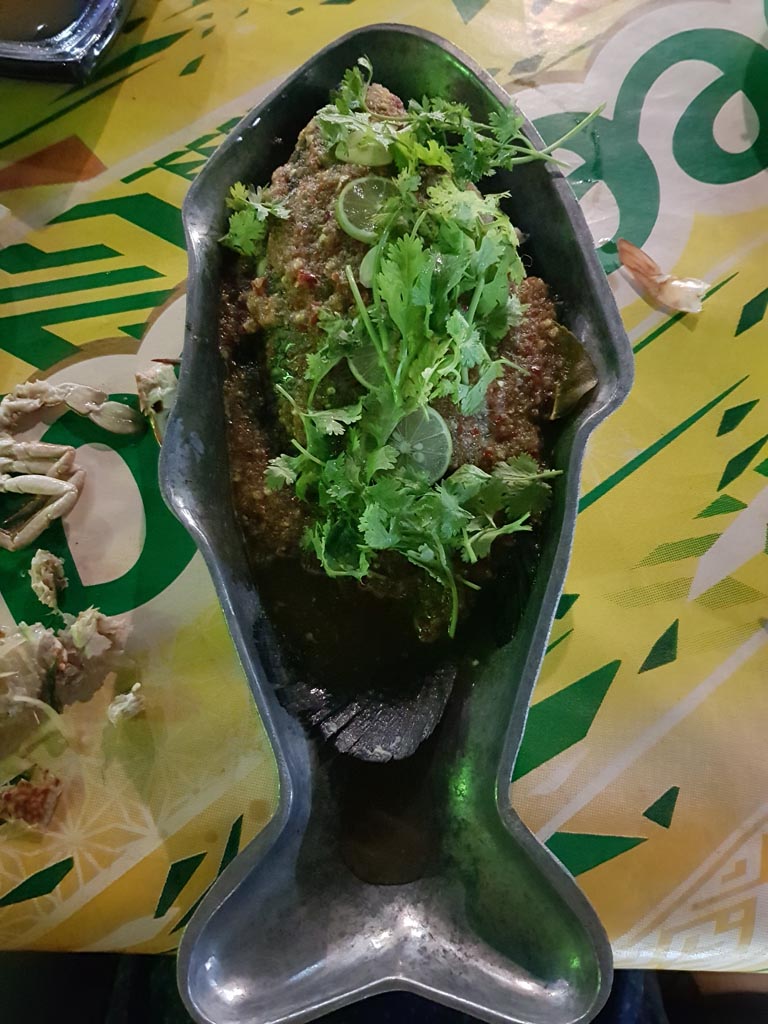 我在老挝的最一顿饭